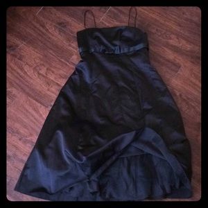 Black David’s Bridal Formal Dress. Style 8585